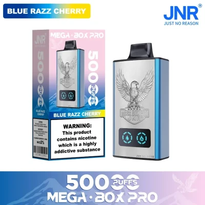 JNR Mega Box Pro 50K Blue Razz Cherry | 50000 Puffs Disposable Vape